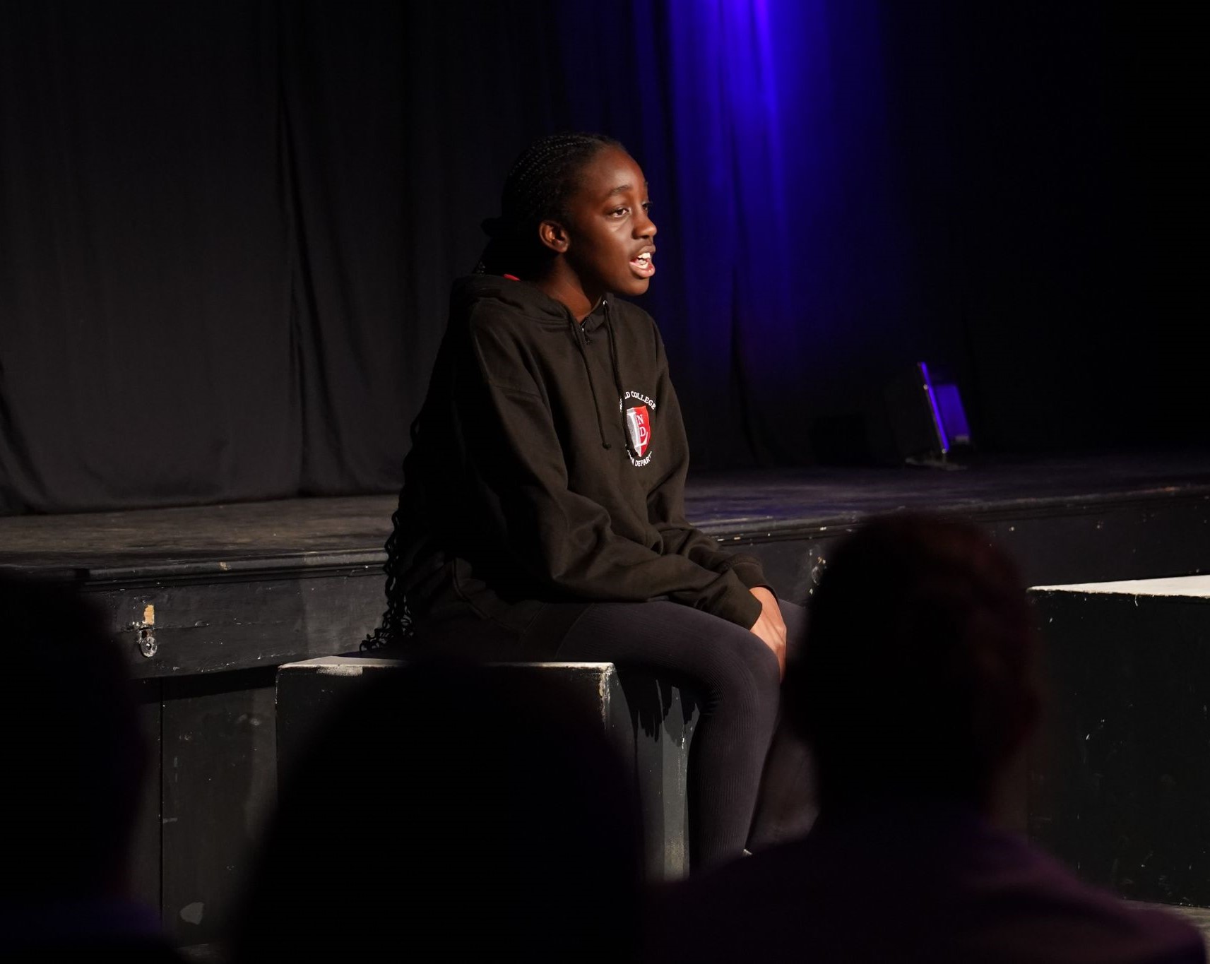 Lingfield student performing at LAMDA Showcase